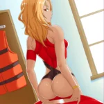 Sexy hentai lifeguard teasing juicy booty :)